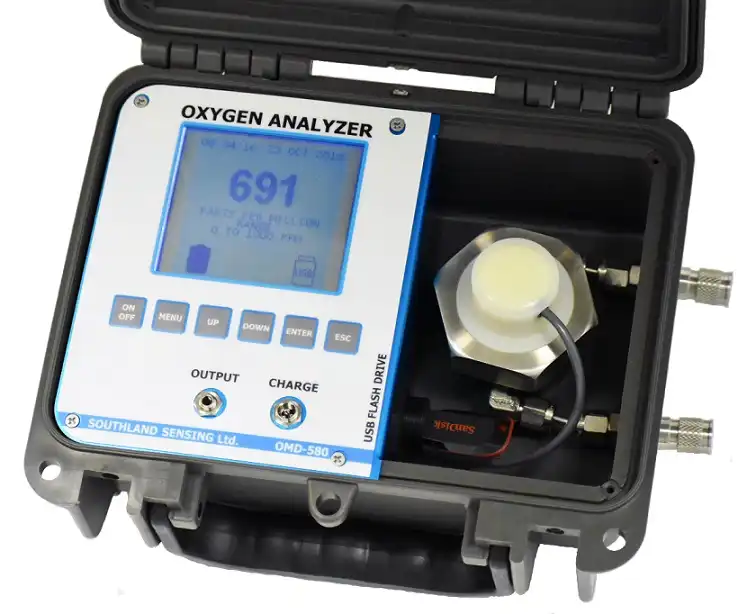 اکسیژن آنالایزر پرتابل OMD-580 کمپانی Southland Sensing آمریکا اکسیژن آنالایزر پرتابل OMD-580 کمپانی Southland Sensing آمریکا