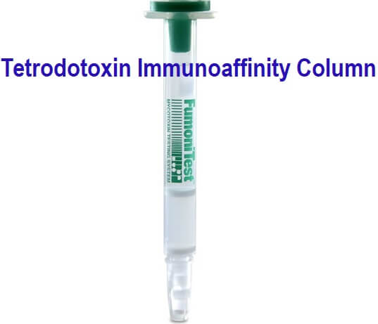 ستون ایمنی تترودوتوکسین Tetrodotoxin Immunoaffinity Column