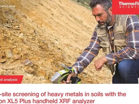 غربالگری در محل فلزات سنگین در خاک با استفاده از دستگاه XRF پرتابل Niton XL5 Plus
