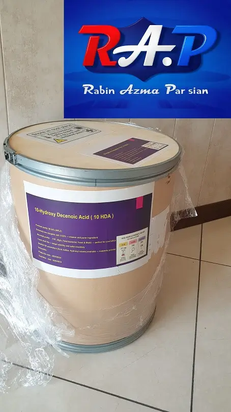 اسید 10-هیدروکسی-دسنئوئیک (10-HDA) اسید 10-هیدروکسی-دسنئوئیک (10-HDA)